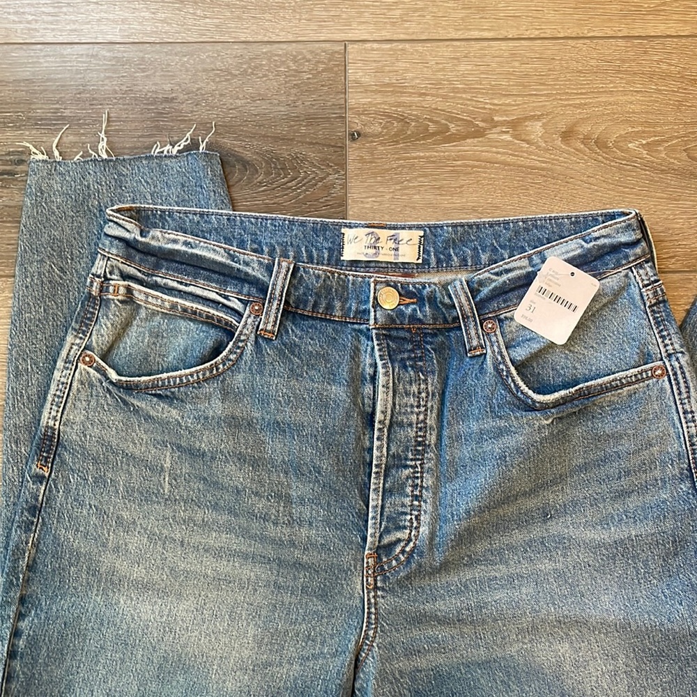 Free People: curvy straight jeans
